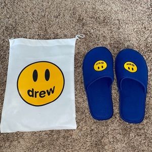 Drew House Royal Blue Slippers Brand New with dust bag!